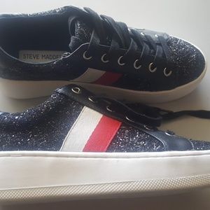 STEVE MADDEN SHOES BELLE-G BELL03S1 BLACK SIZE 6